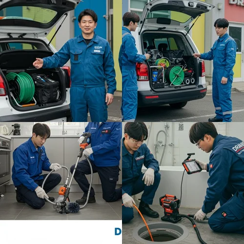 용인시 하수도 배수구 뚫음 완벽한 복구