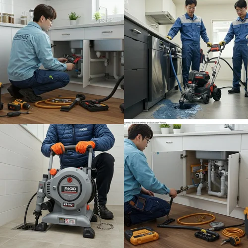 연수구 싱크대 하수구 막힘 뚫음 완벽하게