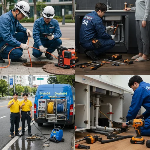 인천 동구 하수도 배수구 뚫음 완벽 복구