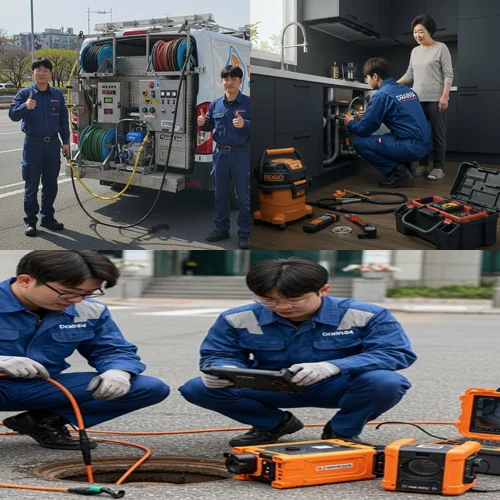 인천 동구 하수도 배수구 뚫음 완벽 복구