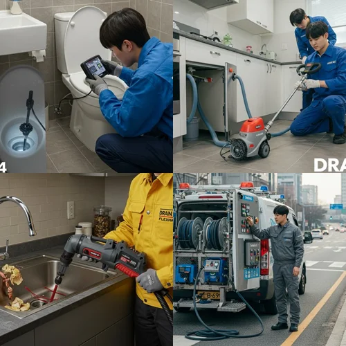 인천 중구 싱크대 하수구 막힘 뚫음 막힘 없는