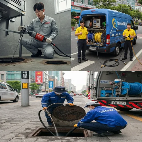 의정부시 하수도 배수구 뚫음 속전속결 해결