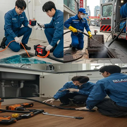동두천 싱크대 하수구 막힘 뚫음 전문가가 갑니다