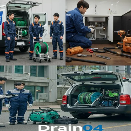 마포구 싱크대 하수구 막힘 뚫음 작업... 역대급 기름때 현장