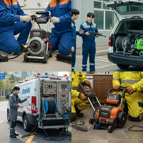 금천구 하수도 배수구 뚫음 가산동 공장 지대... 긴급 출동