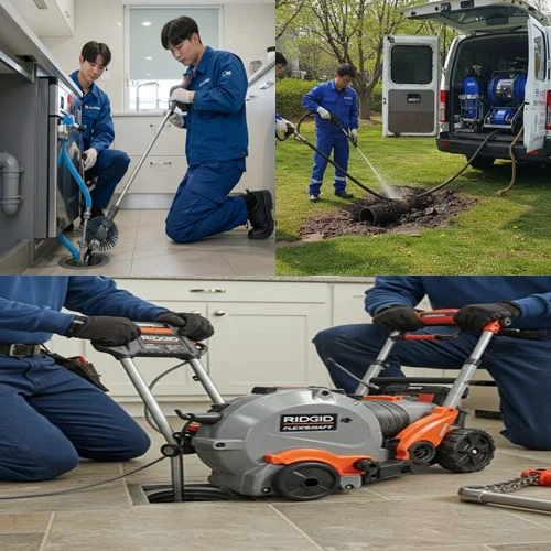 포천시 하수도 배수구 뚫음 공장 폐수 배관 막힘 해결