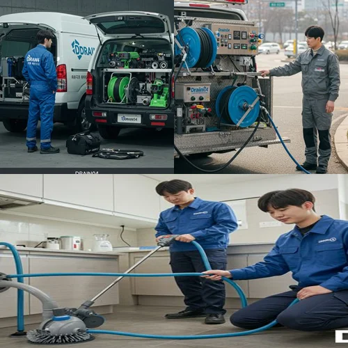 인천시 하수도 배수구 뚫음 주안동 빌라 역류 완벽 해결