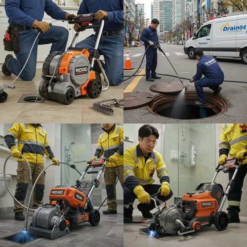 인천시 하수도 배수구 뚫음 주안동 빌라 역류 완벽 해결