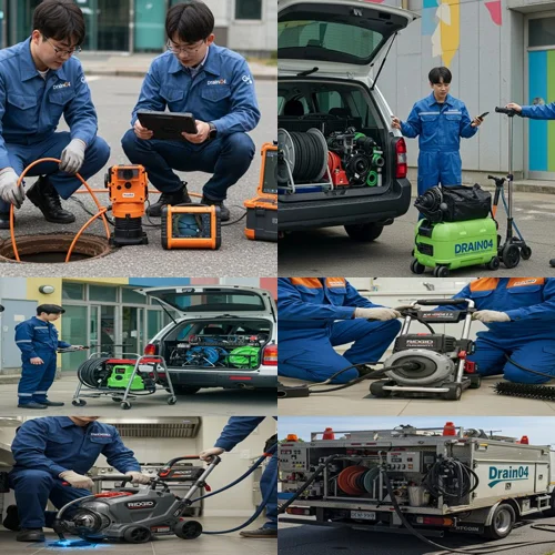 인천시 하수도 배수구 뚫음 주안동 빌라 역류 완벽 해결