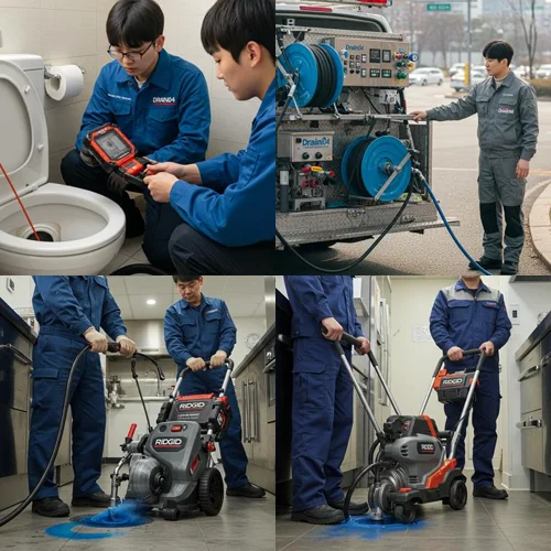 강남 싱크대 하수구 막힘, 뚫음 작업했던 역삼동 오피스텔 현장