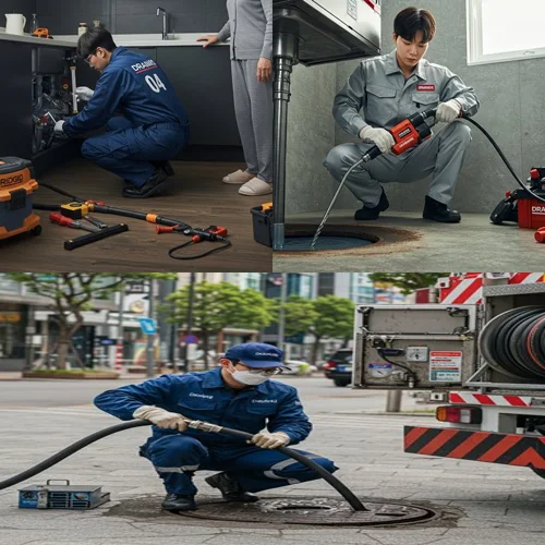영등포 하수도 배수구 뚫음 완벽 복구