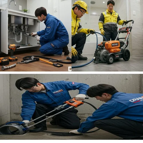 안양 싱크대 하수구 막힘 뚫음 완벽하게