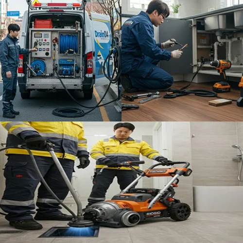 인천 서구 하수도 배수구 뚫음 하수구 장인