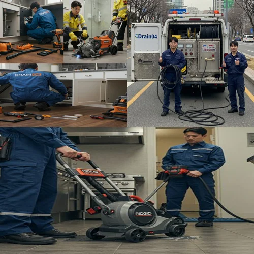 하남 싱크대 하수구 막힘 뚫음 묵은 때까지