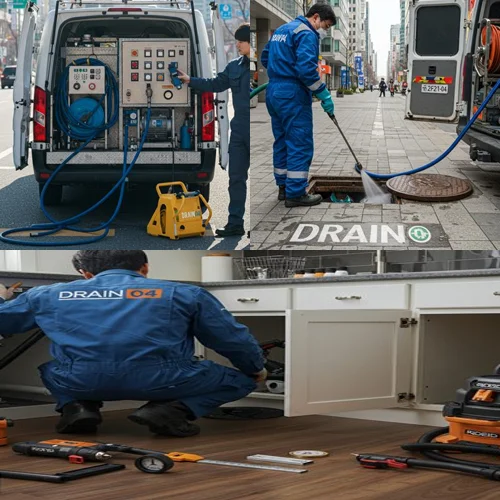 구리 싱크대 하수구 막힘 뚫음 운까지 뚫어