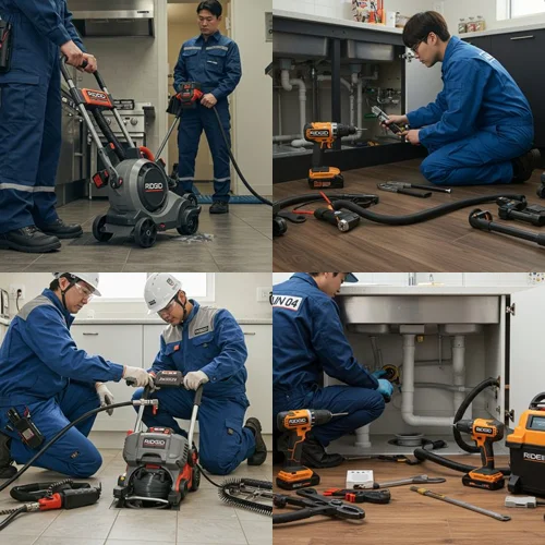 구리 싱크대 하수구 막힘 뚫음 운까지 뚫어