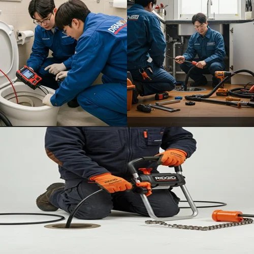 구리 싱크대 하수구 막힘 뚫음 운까지 뚫어