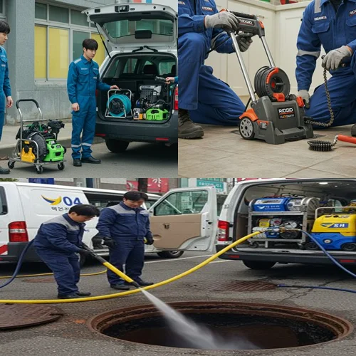 인천 동구 싱크대 하수구 막힘 뚫음 운까지 뚫어
