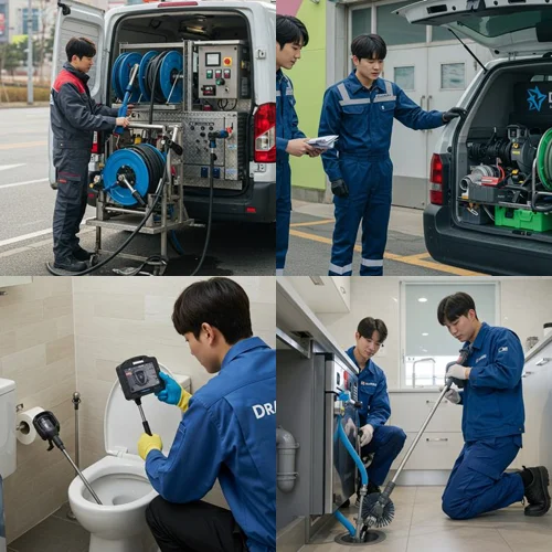 부천시 하수도 배수구 뚫음 스트레스까지