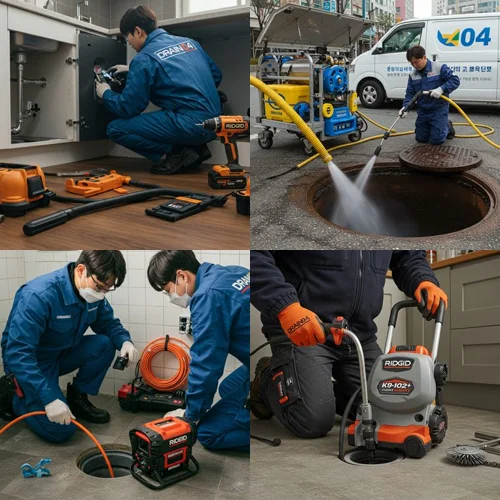 동두천시 하수도 배수구 뚫음 한 번에 해결