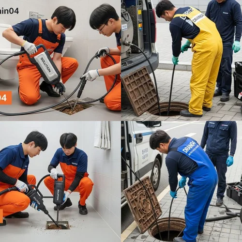 용인 하수도 배수구 뚫음 묵은 때까지