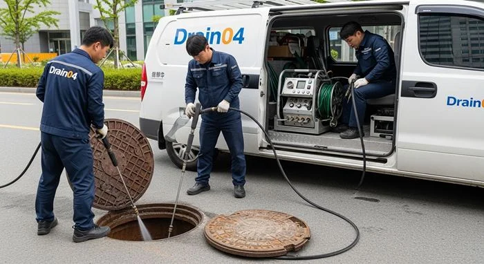 강동구 하수구막힘 천호동 식당