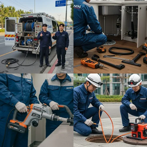 평택 하수도 배수구 뚫음 시원한 통수