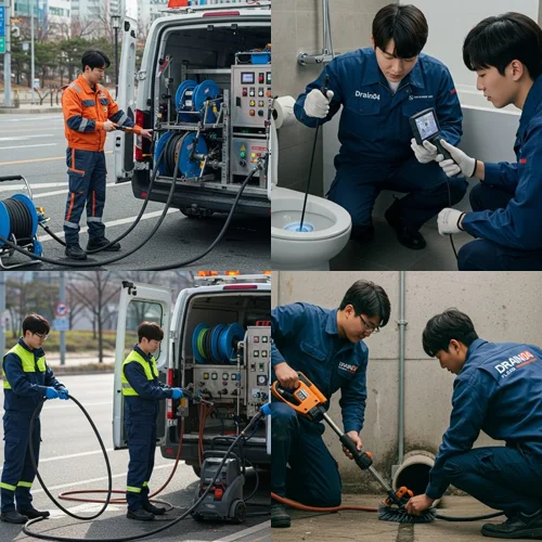 평택 하수도 배수구 뚫음 시원한 통수