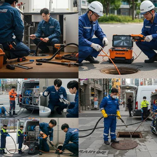 평택 하수도 배수구 뚫음 시원한 통수