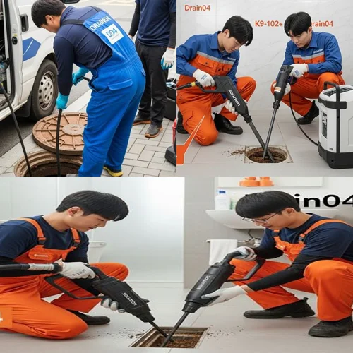 성남시 하수도 배수구 뚫음 시원한 물줄기