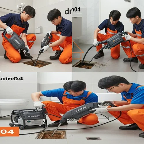 성남시 하수도 배수구 뚫음 시원한 물줄기