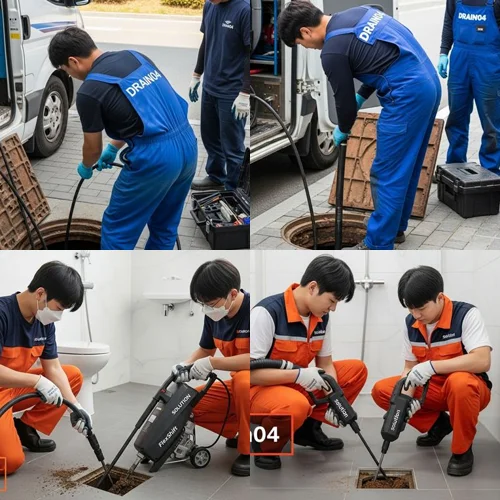 용산 하수도 배수구 뚫음 통쾌한 해결