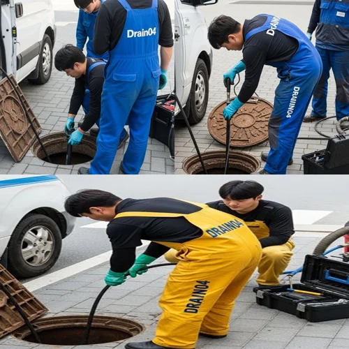 용산 하수도 배수구 뚫음 통쾌한 해결