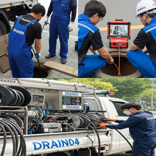 광명시 오수관 배관 막힘 철산동 상가