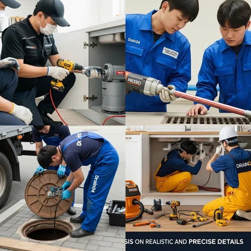 안양 하수구 뚫음 범계역 상가