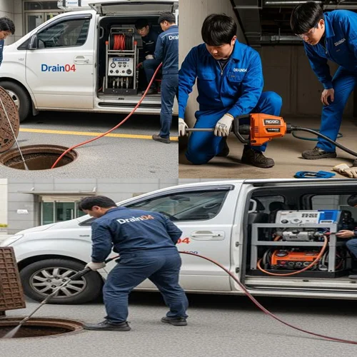 안성시 오수관 배관 막힘 공도읍 공장
