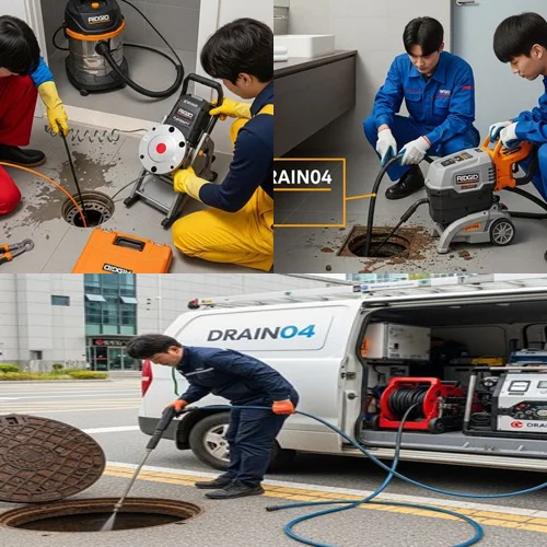 안성시 오수관 배관 막힘 공도읍 공장