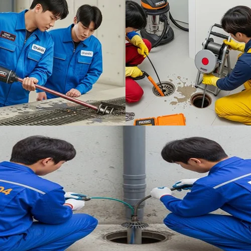 권선구 오수관 배관 막힘 호매실 아파트