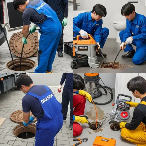 이천시 하수구 뚫음 공장단지 배관
