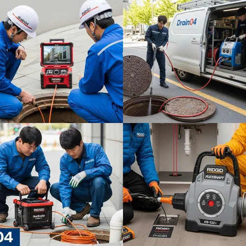 용산 오수관 배관 막힘 이태원 상가