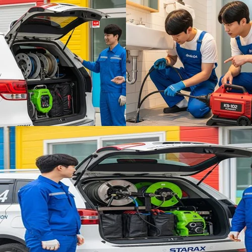 수원시 오수관 배관 막힘 영통구청 인근