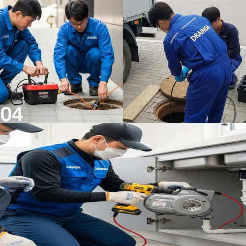 이천시 하수구 뚫음 공장단지 배관