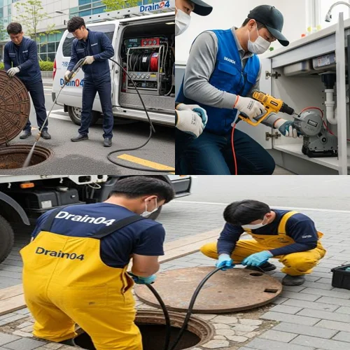 의왕시 오수관 배관 막힘 포일동 공장