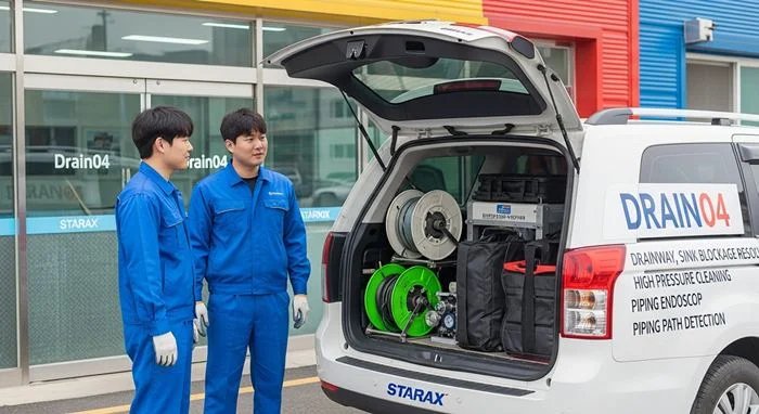 포천 오수관 배관 막힘 내촌면 공장