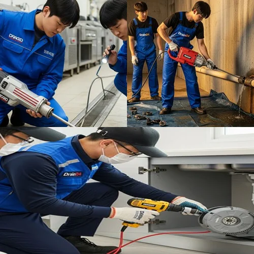 고양시 하수구 뚫음 화정역 상가