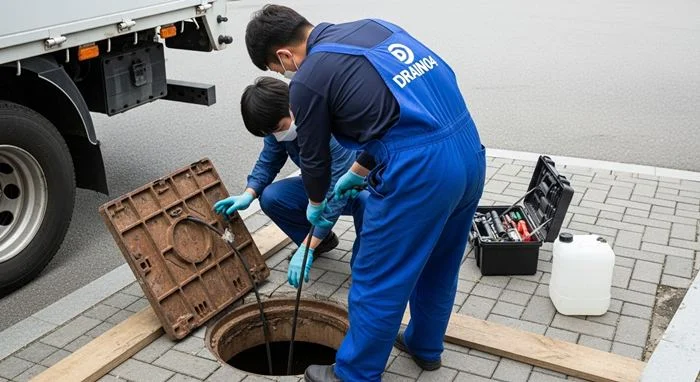 팔달구 오수관 배관 막힘 인계동 유흥가