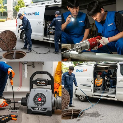 안양 하수구막힘 상가 메인 배관