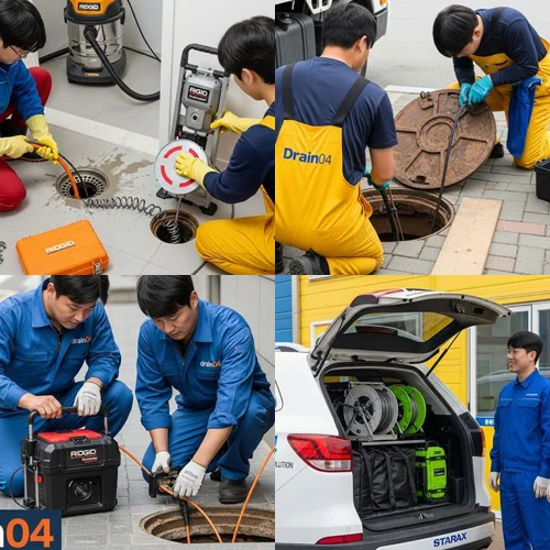 광명 하수 도막힘 아파트 단지