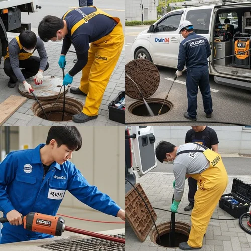 파주시 하수 도막힘 운정 아파트