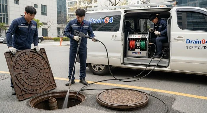 양주시 하수 도막힘 옥정신도시 상가